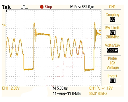 圖6：充電器波形實例。