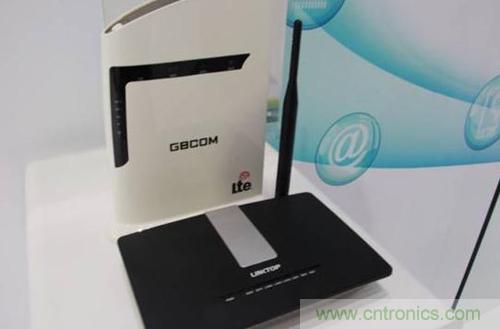 圖4：基于聯(lián)芯科技4模11頻基帶芯片 LC1761的TD-LTE CPE。