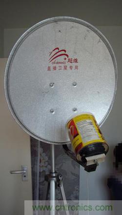 最簡單使用的天線&mdash;&mdash;罐頭天線，可做正饋大鍋饋源！ 