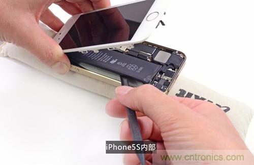 土豪金iPhone 5S拆解：內部結構升級，維修難度增加