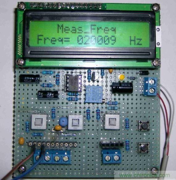 DIY集電容、電感和頻率為一體的測(cè)量?jī)x器