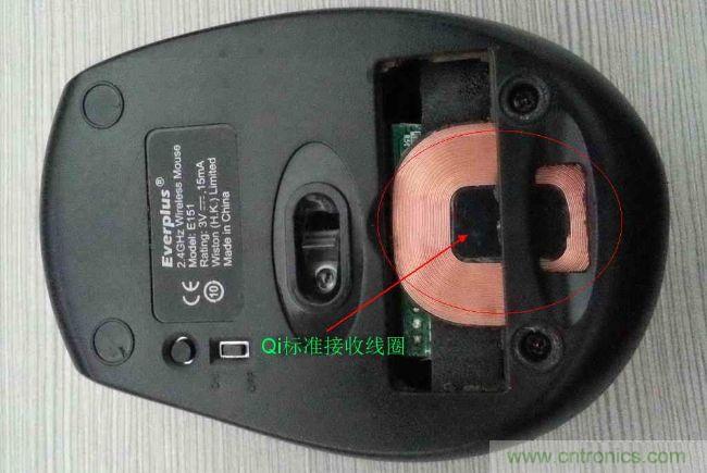 廢物利用，改裝Qi無線充電鼠標