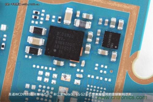 WCD9320音頻解碼芯片，和Note 3以及G2上采用的一模一樣