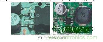 元件之間的距離放置不規(guī)范，可維修性差