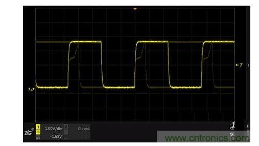 330，000wfms/s波形刷新率下觀察的波形信息