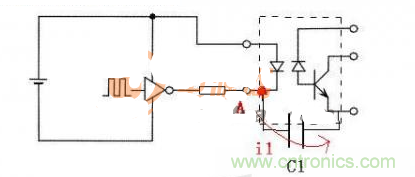 光耦電路中，限流電阻位置有什么影響？