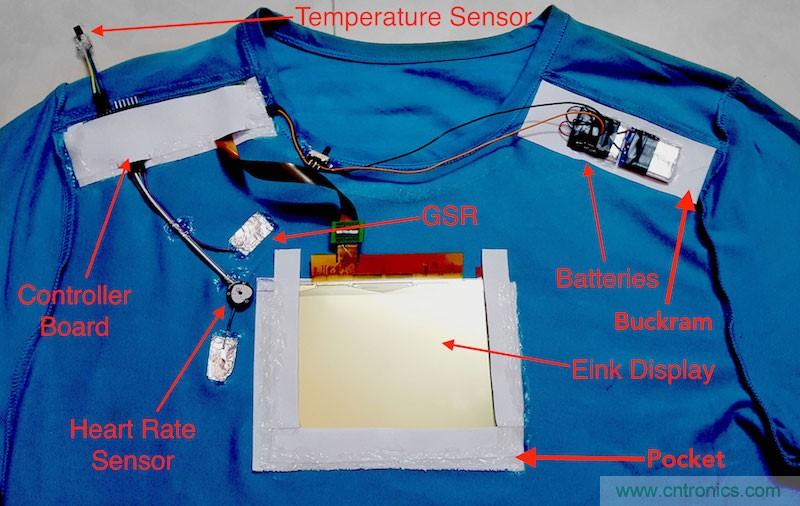 如何DIY一款能監(jiān)控個(gè)人情緒的電子T恤？