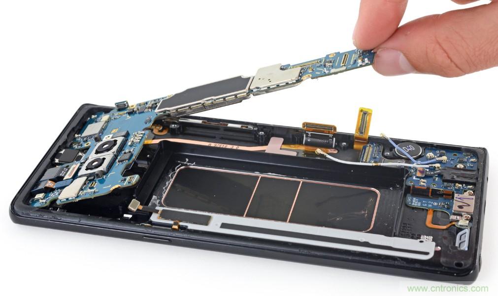 三星Note 8拆解，模塊化+分離式設(shè)計(jì)成趨勢(shì)？