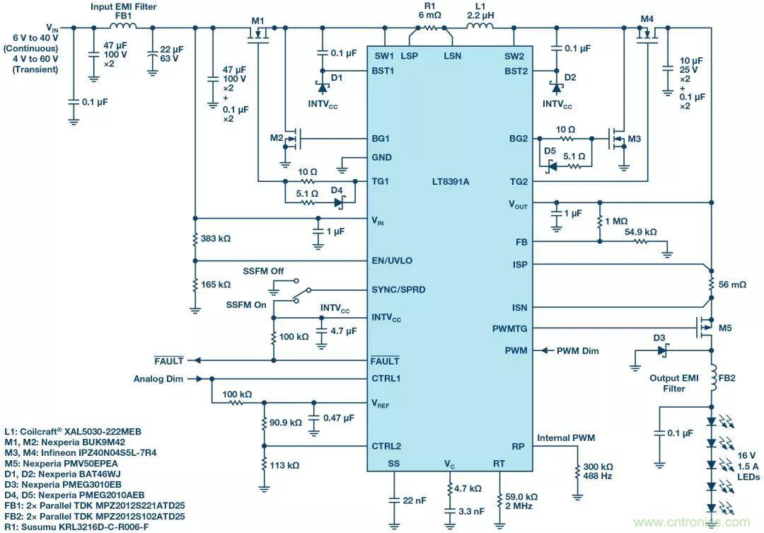 一顆芯驅(qū)動整個(gè)車前燈組，這個(gè)控制器是怎么做到滴？