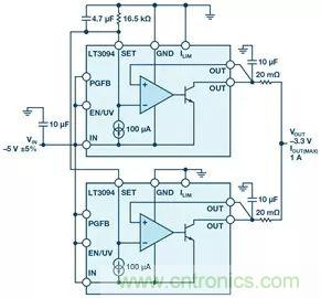 超低輸出噪聲和超高PSRR，這款負(fù)LDO穩(wěn)壓器了解一下？