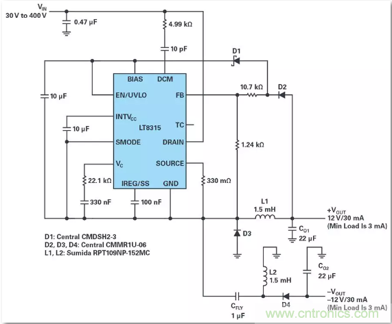 這是真的嗎？采用單IC也能構(gòu)建緊湊、高效的雙極性穩(wěn)壓器？