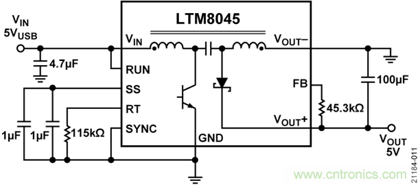 USB供電、915MHz ISM無線電頻段、具有過溫管理功能的1W功率放大器
