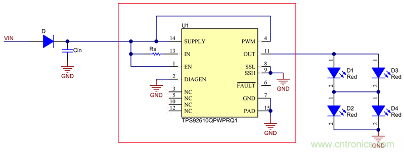中央高位剎車(chē)燈&mdash;&mdash;第三剎車(chē)燈