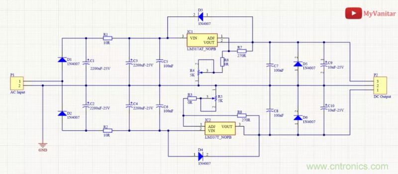 怎樣構(gòu)建可調(diào)線性AC-DC電源供用戶自由調(diào)節(jié)？