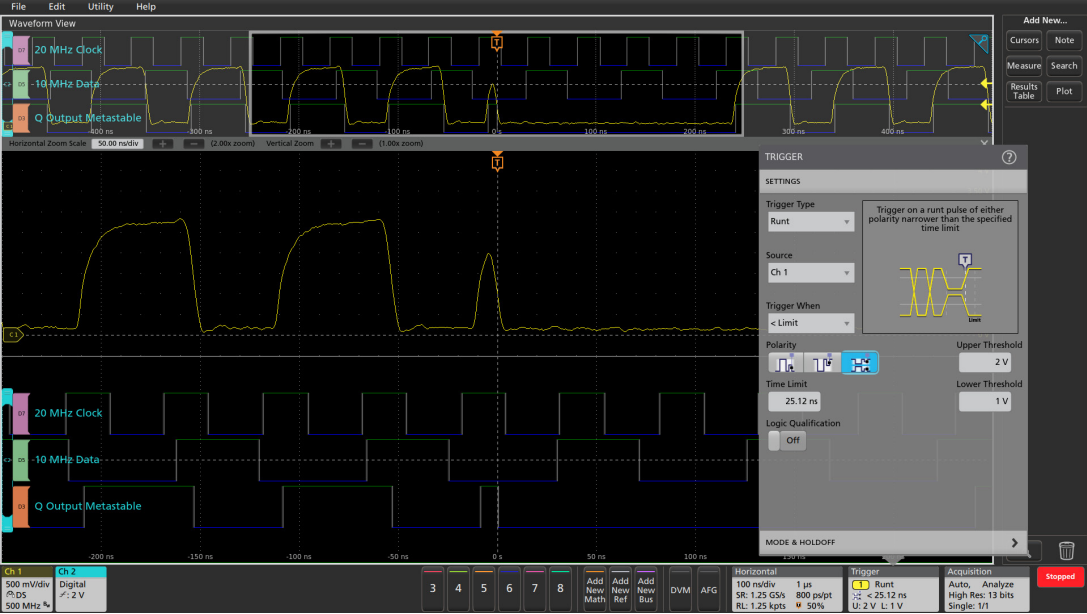 用混合信號示波器識別建立和保持時(shí)間違規(guī)