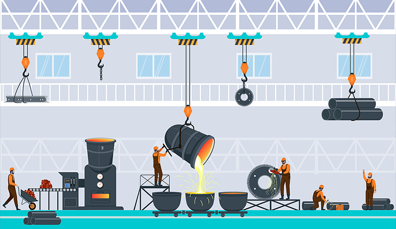 5G智能網(wǎng)關助力工業(yè)鑄造設備監(jiān)測升級