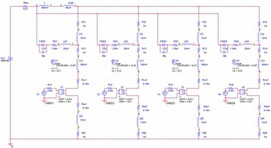 比較兩種并聯(lián)驅(qū)動方式對功率回路耦合特性分析